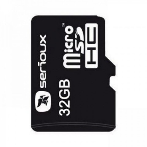 Card de memorie Serioux, microSDHC 32GB, clasa 10 + adaptor SD