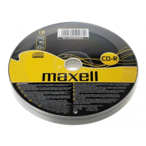 CD-R Maxell 52X shrink 10